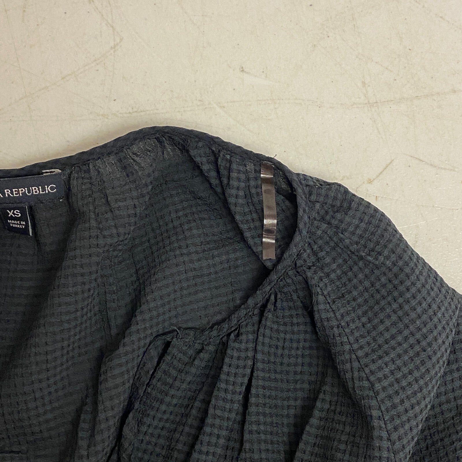 Banana Republic Factory Women’s Waffle Dress Size XS Fit & Flare Black