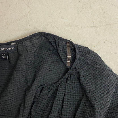 Banana Republic Factory Women’s Waffle Dress Size XS Fit & Flare Black