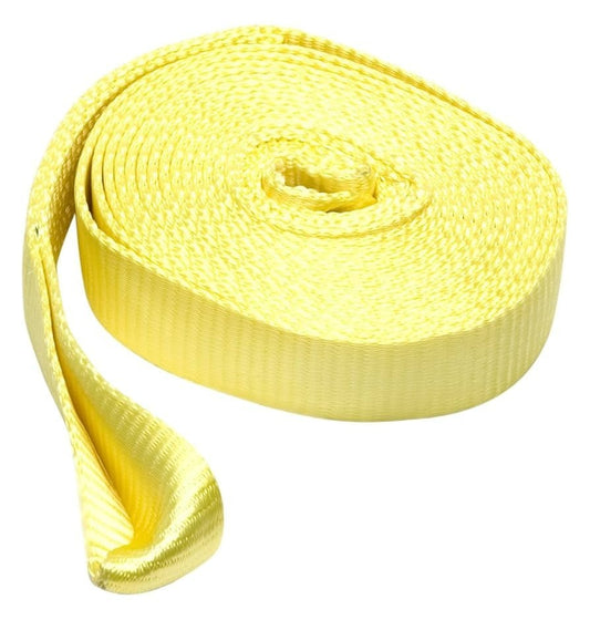 Autocraft 20 ft Tow Strap 2 Inch Width 17,000 lb Break Strength Yellow AC53