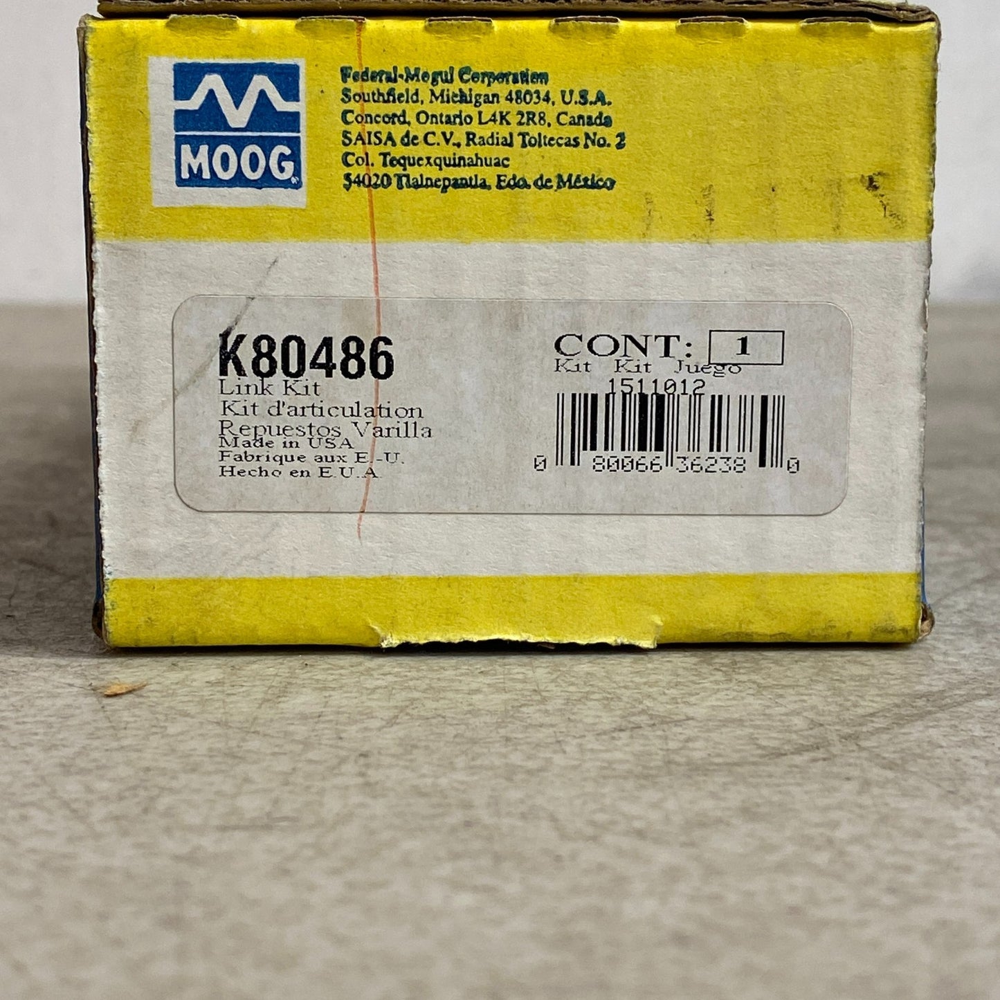 MOOG K80486 Front Upper Control Arm Ball Joint Honda Accord ’98–’02