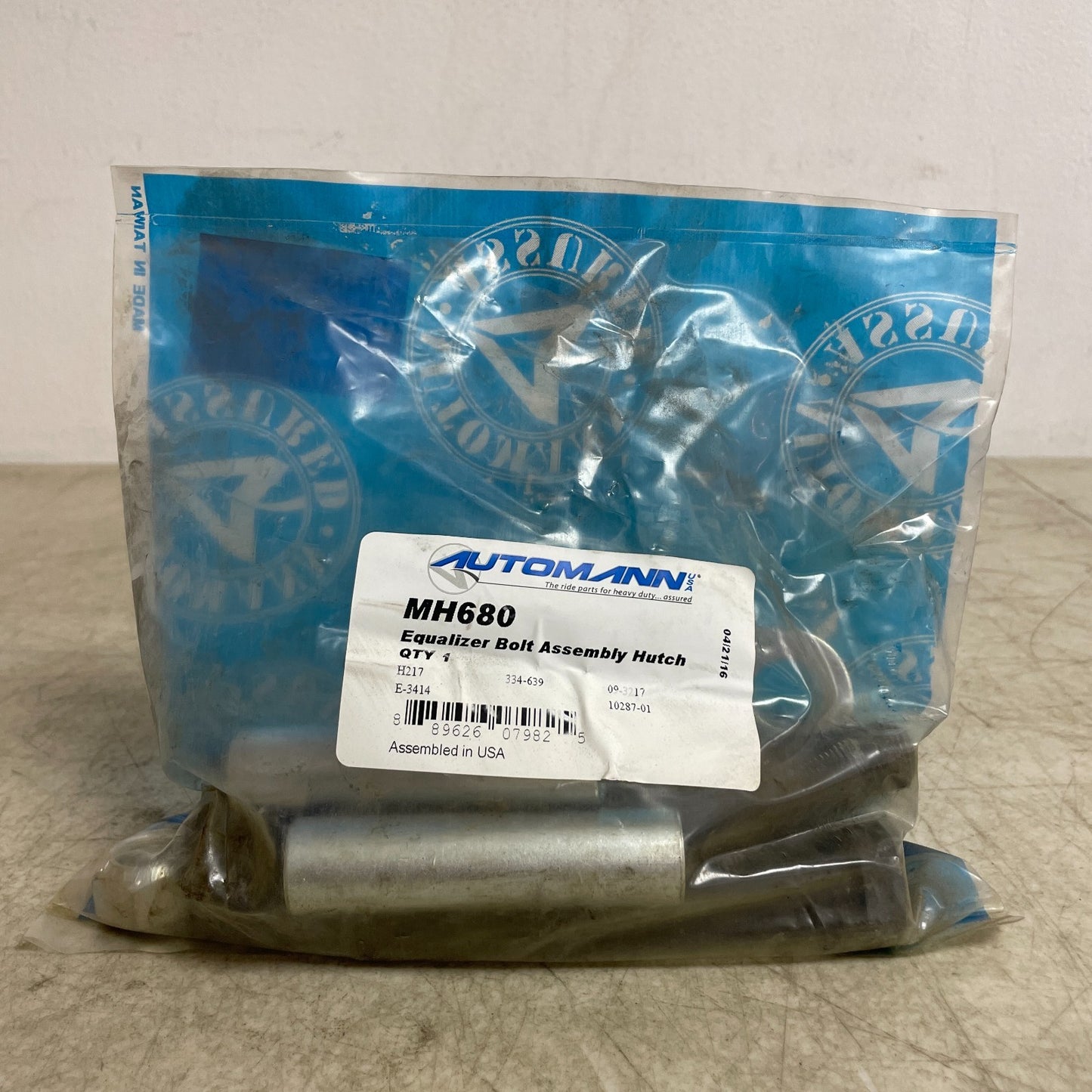 Automann MH680 Equalizer Bolt Kit E3414 WA12-5026 for Hutch & Great Dane