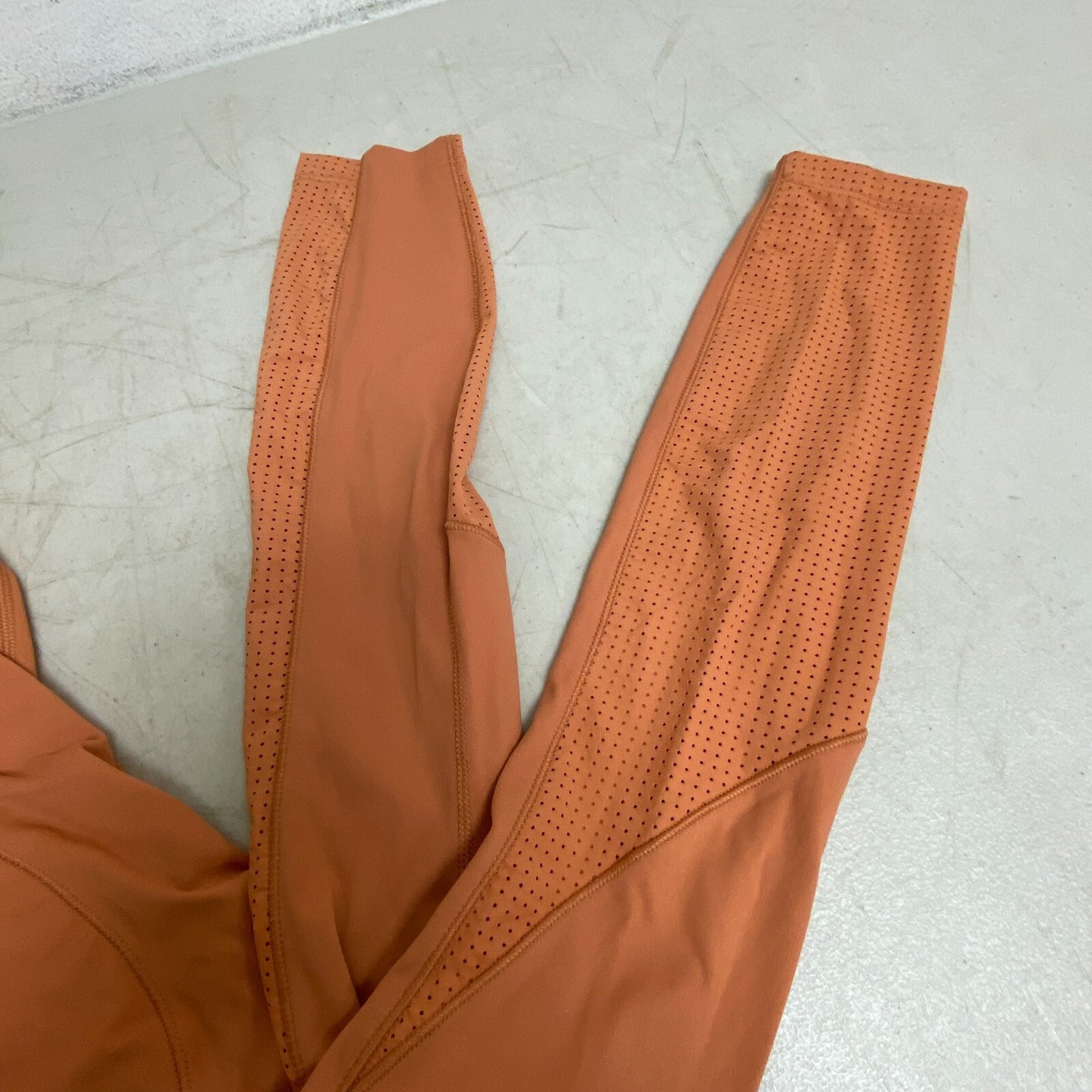 CALIA Women's Energize Mesh 7/8 High Rise Ankle Legging Apricot Aura WAX12376