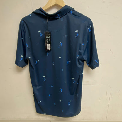 Walter Hagen Men's P11 Dads Worst Day Prt Polo Worst Day Navy MGA11506 New