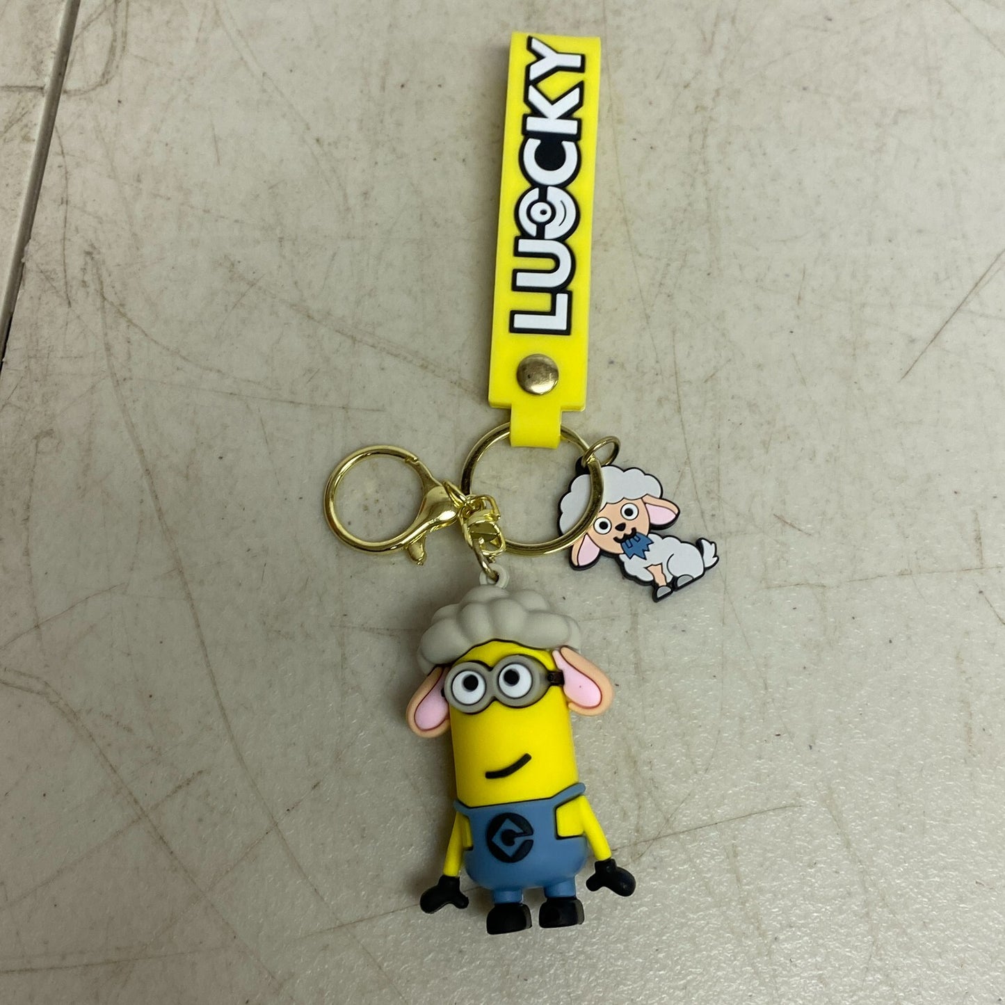 Assorted Silicone Despicable Me Minions Keychain Rooster Minion Accessory - NEW