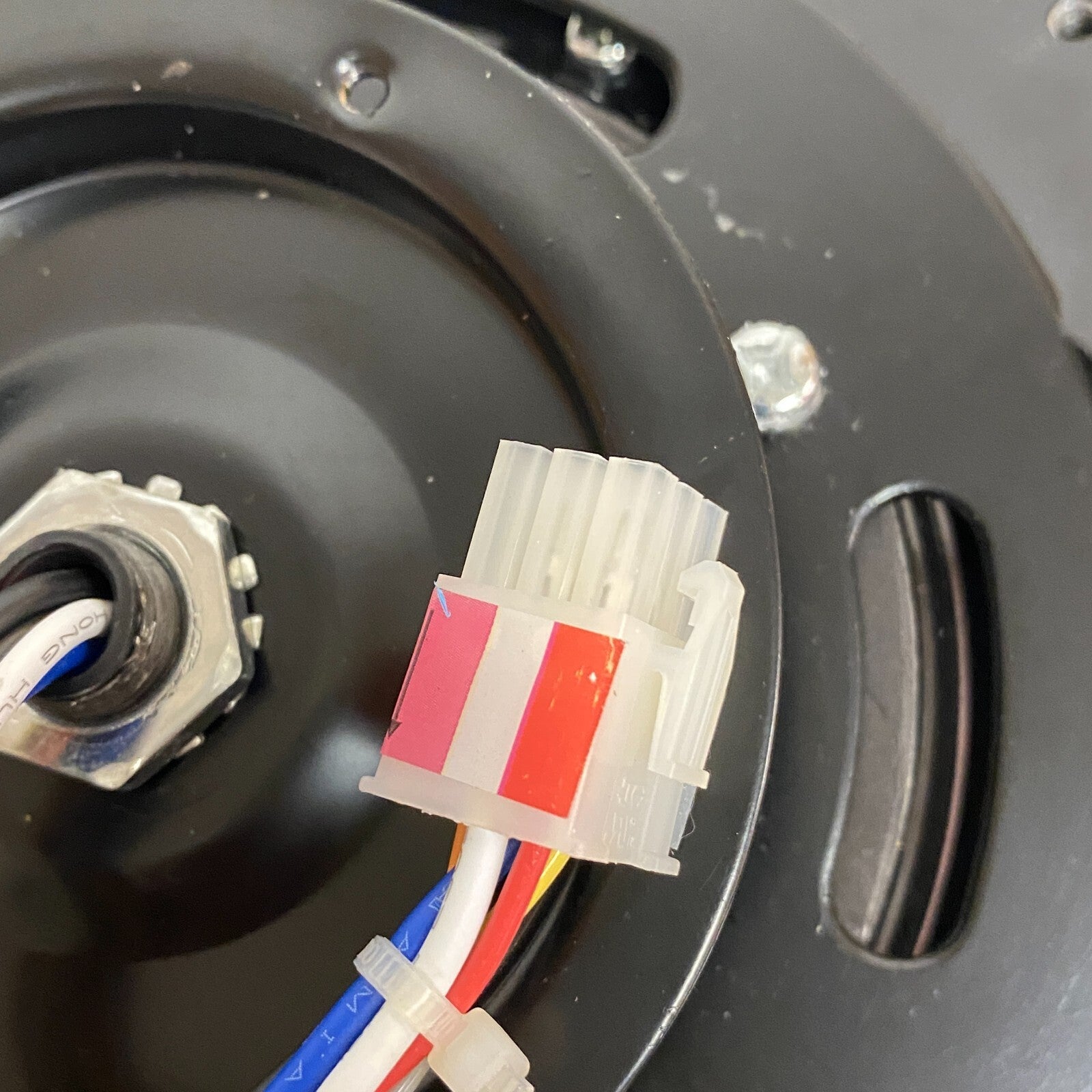 Harbor Breeze Mazon Brushed Nickel Finish Ceiling Fan 44 inch Model # 0807421