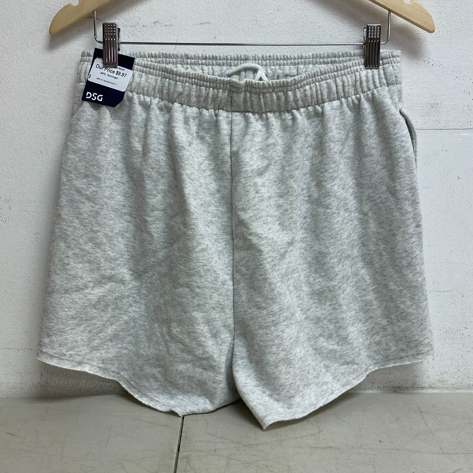 DSG Women's 3 in Boyfriend Fleece Shorts Light Heather Grey Summer DAW114317ZH