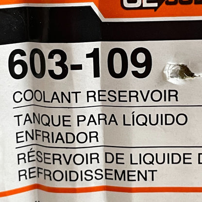 Dorman 603-109 Front Engine Coolant Reservoir Compatible with Select Chevrolet