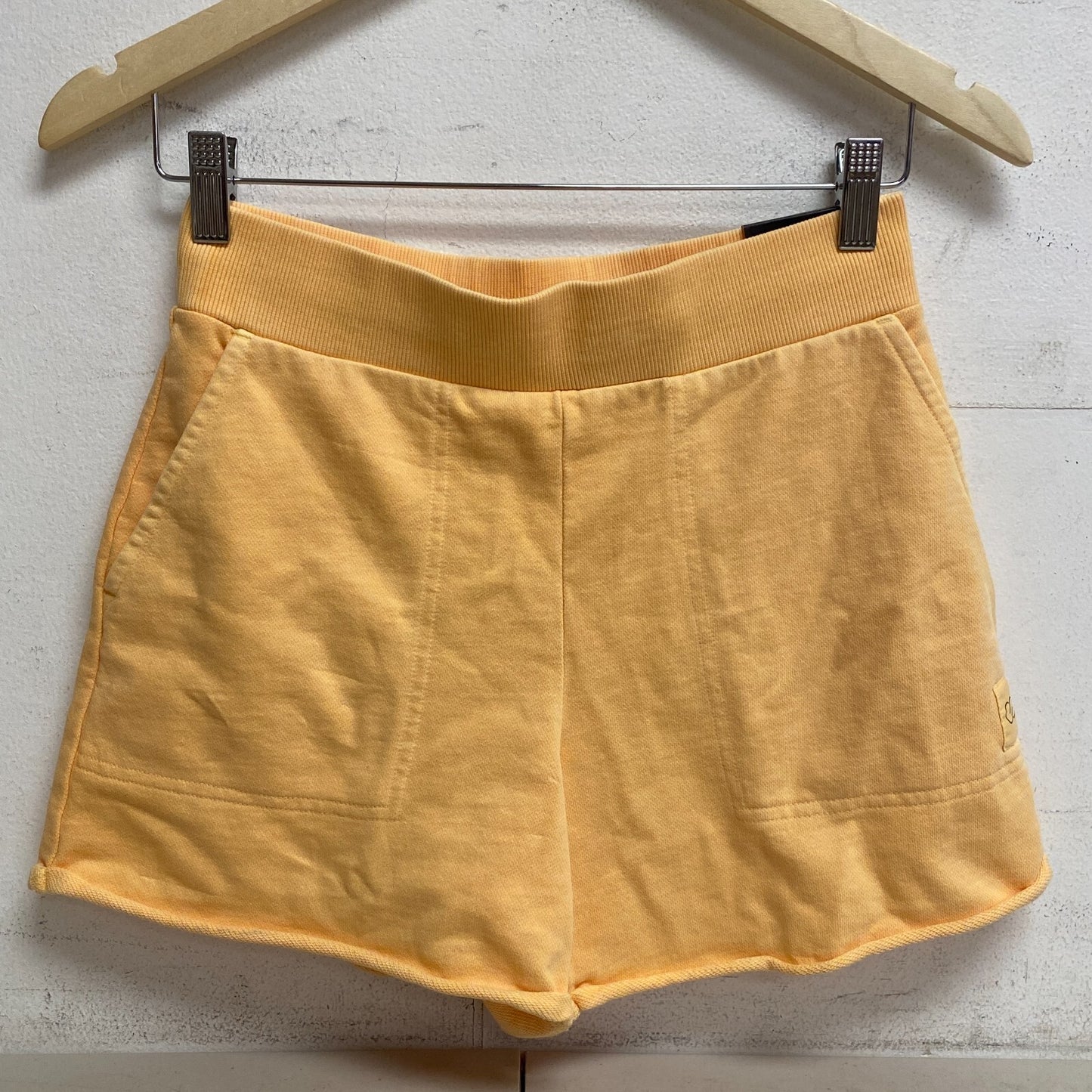 Calia Women's Relaxed High Rise Sweatshort Sunrise Orange WAX12354q BRAND NEW
