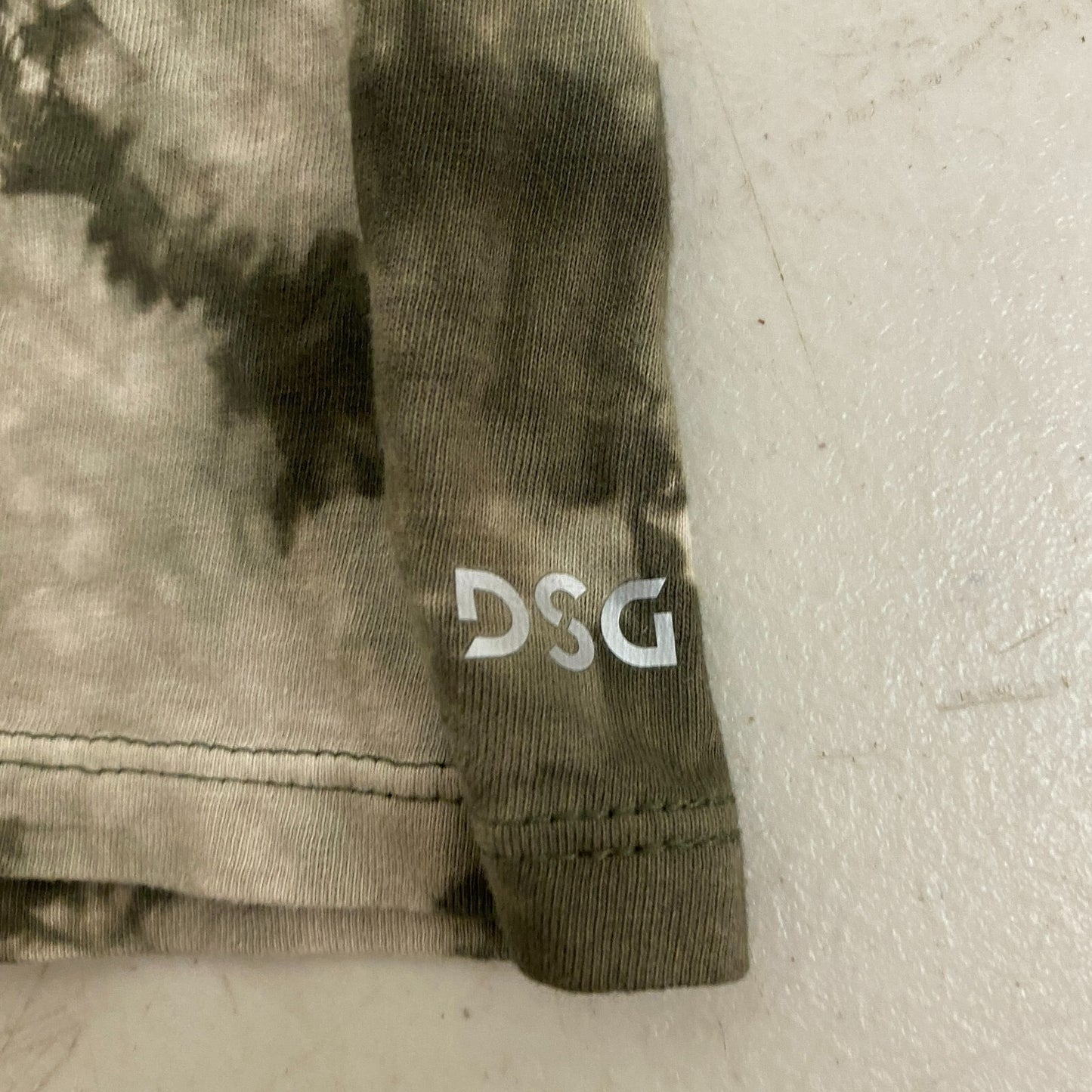 DSG Boy's Crystal Tie Dye Tee Dark Green CTD  Short Sleeve DAB13106G