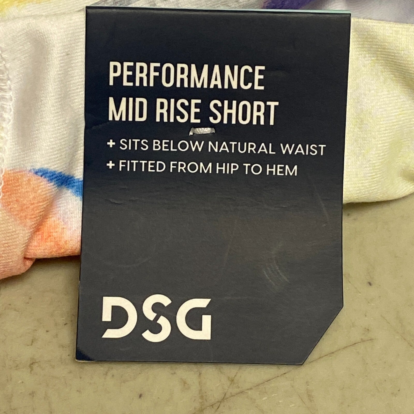DSG Girls' 3â Performance Mid Rise Shortie Summer Watercolor DAG12103PRTXG