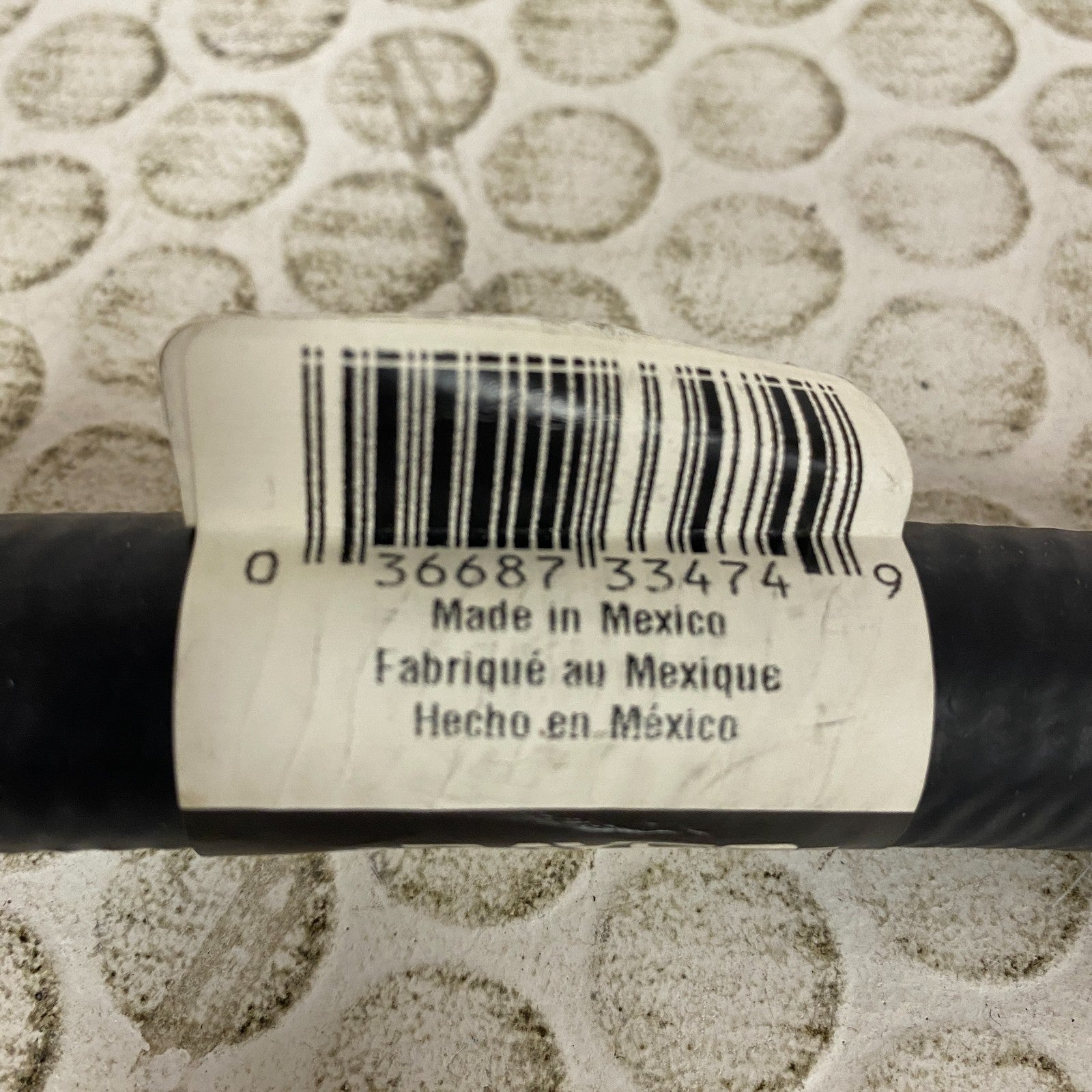 Dayco Molded Heater Hose 87808 EPDM Rubber 19/32" x 12-7/8" Automotive