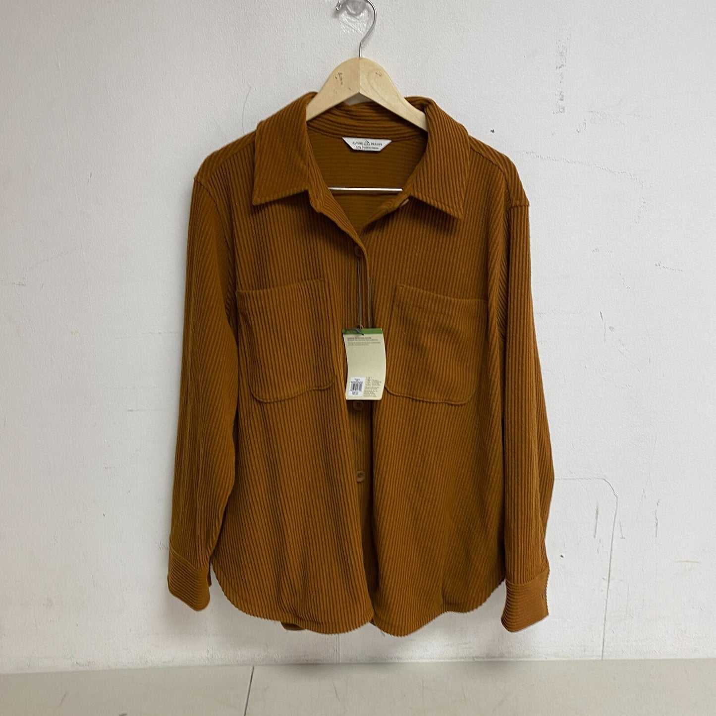 Alpine Design Women's W AD Wanderful Cord Shirt Jacket Workwear Brown ADW23150