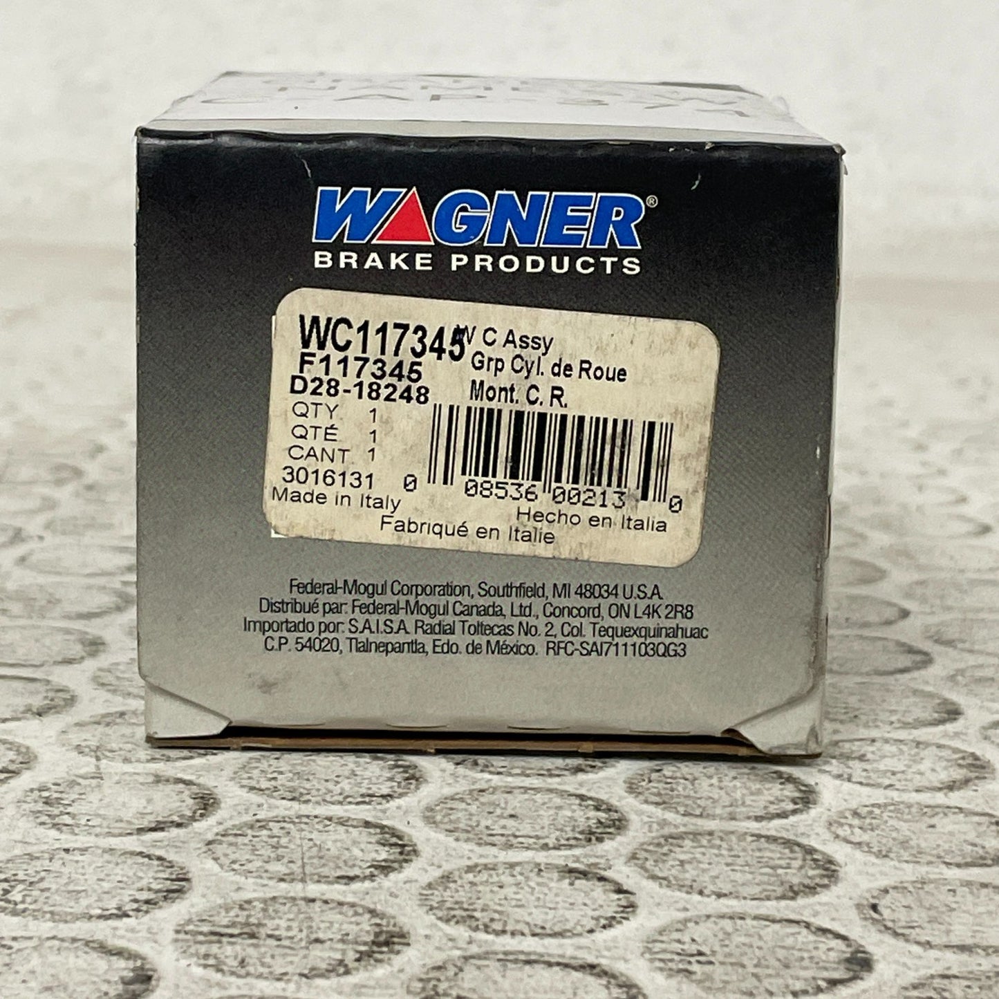 WAGNER WC117345 Rear Brake Wheel Cylinder 88-97 Ford Taurus Mercury Sable 13/16"