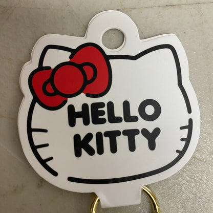 New Assorted Silicon 3D Hello Kitty Keychain with winter scarf outfit accessory