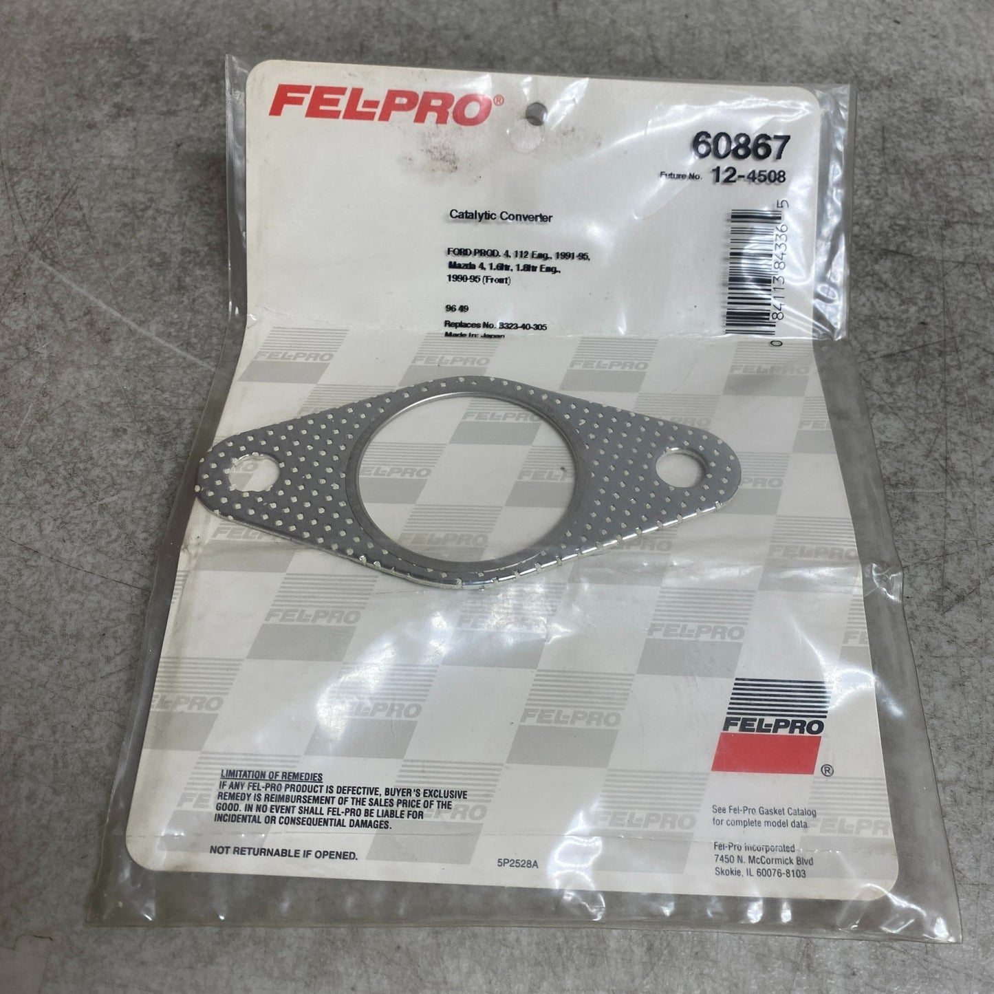 FEL-PRO 60867 Transmission Pan Gasket GM TH200-4R Buick Regal Grand National G-B