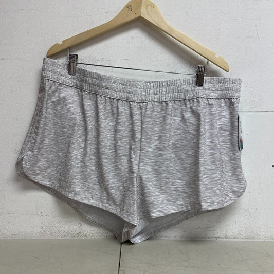 DSG Womens 3 in Performance Stride Short Pure White Heather DAW39320APRT