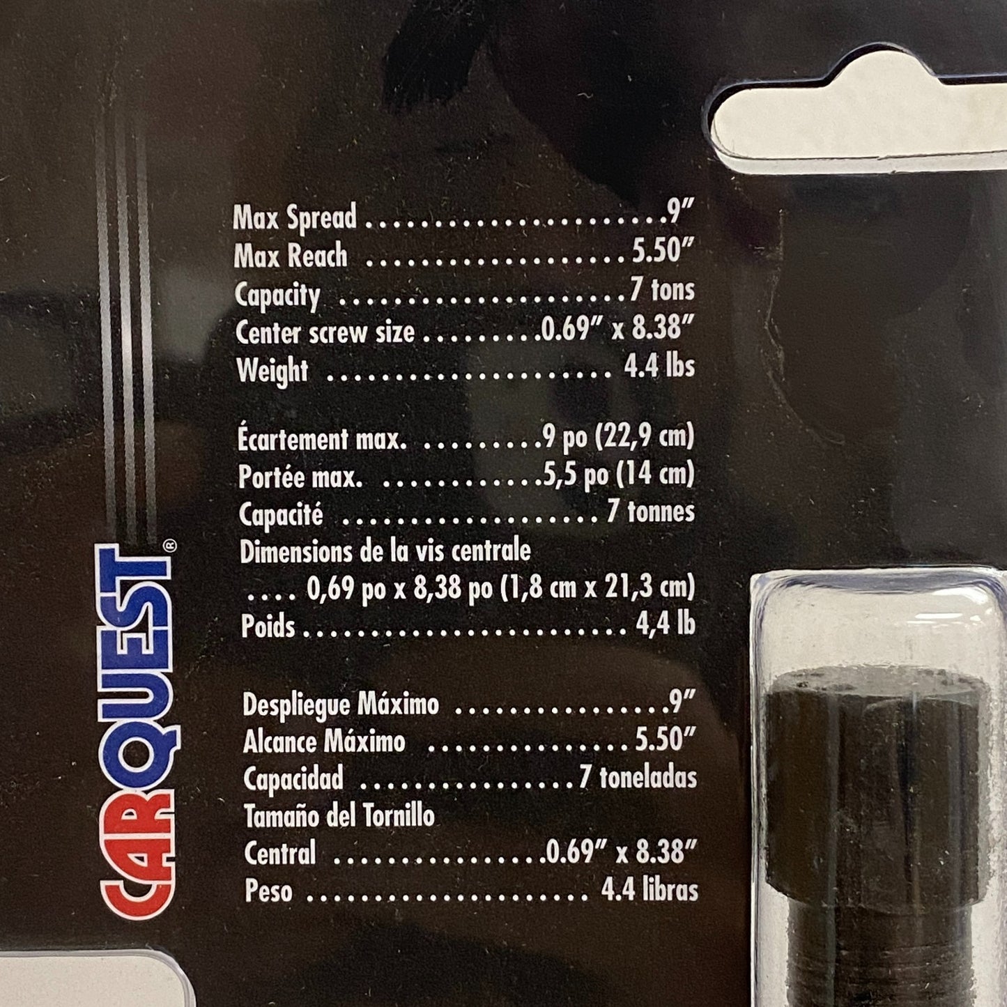 Carquest 31536 Two Jaw Pulley Puller 9" Reversible Gear Puller 7 Ton