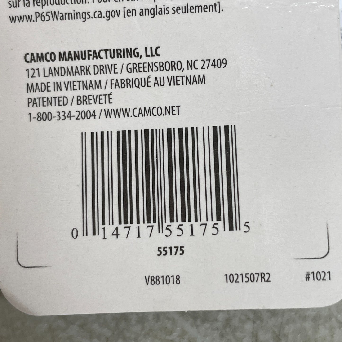 Camco 55175 PowerGrip Dogbone 18" 50A to 30A RV Electrical Adapter Heavy-Duty