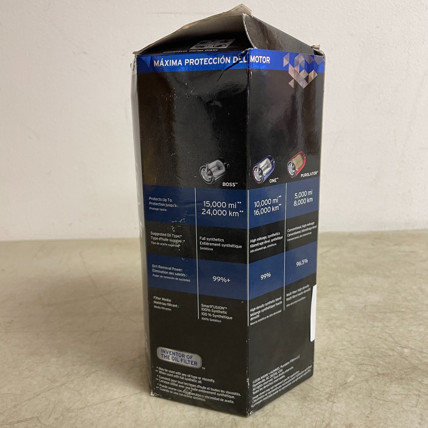 PurolatorBOSS PBL44872 Oil Filter 20K Mile Synthetic Engine Protection