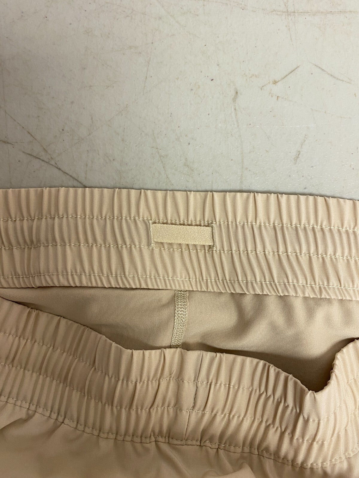 DSG Women's Stride Skort Creme/tan PocketLess Polyester Spandex Size Womens XL