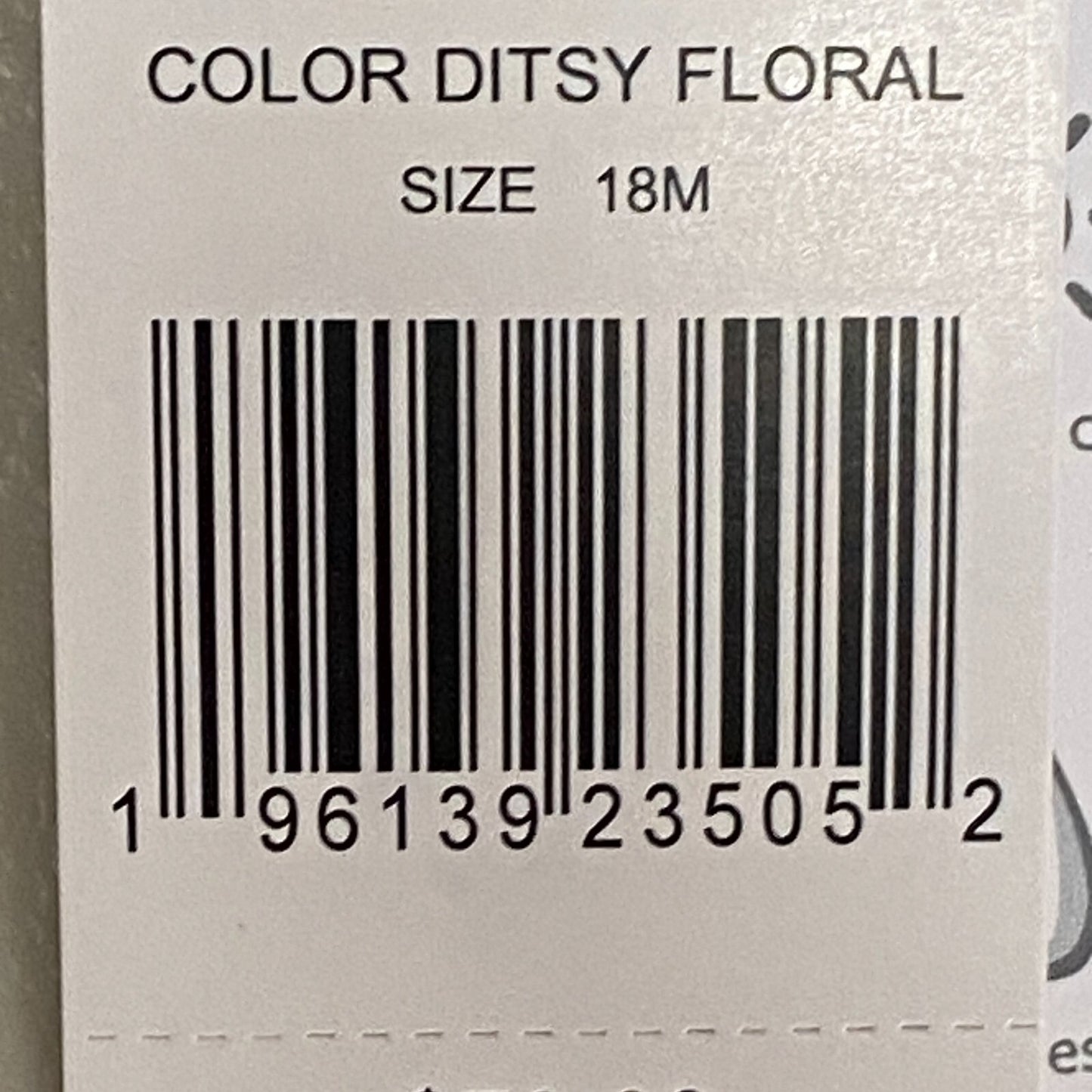 CARTER'S Girl Toddler Floral Packable Puffer Jacket Full Zip Hooded Size 18M NWT