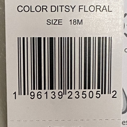 CARTER'S Girl Toddler Floral Packable Puffer Jacket Full Zip Hooded Size 18M NWT