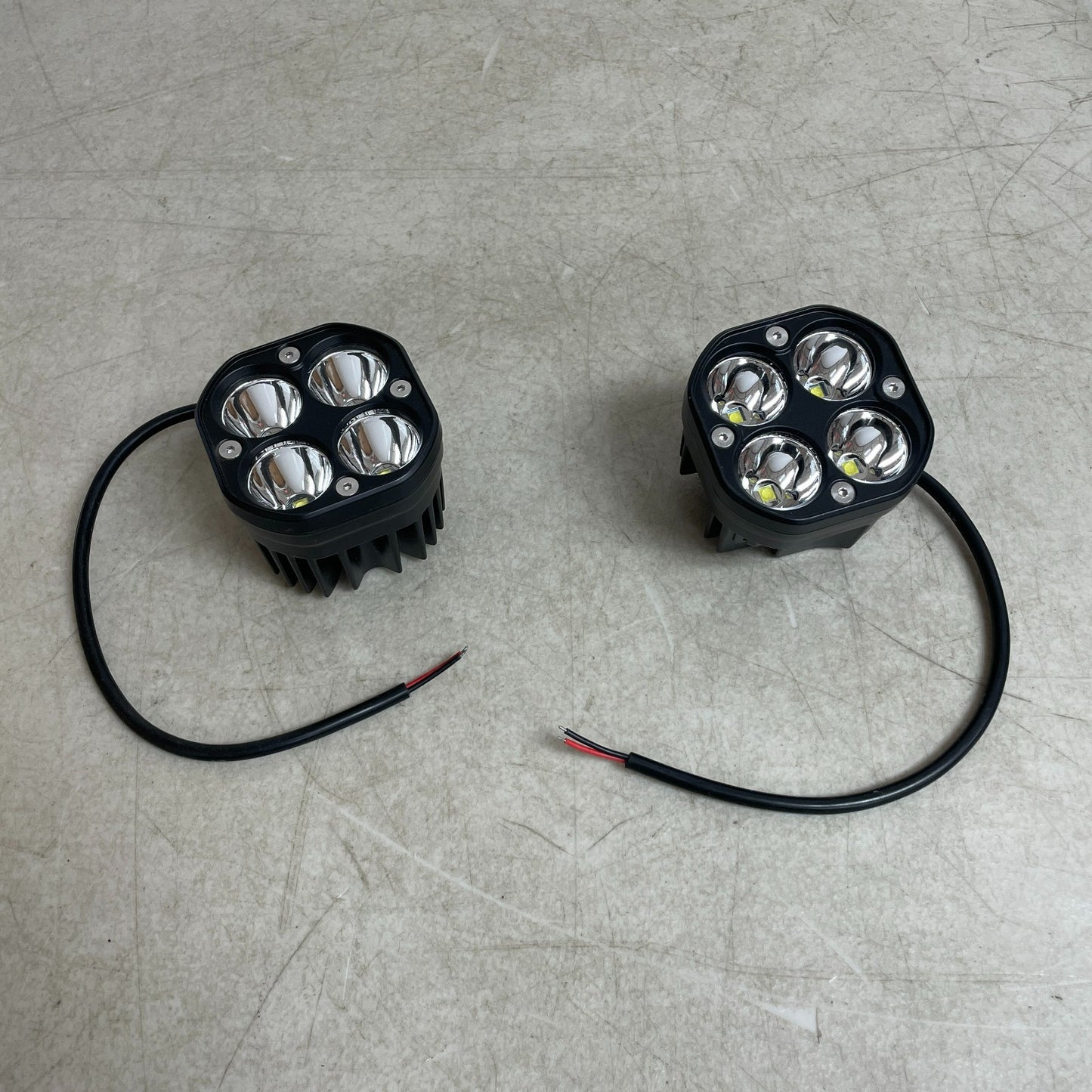 Baja Designs 737801 Squadron-R Racer Spot LED Light Pair 4,300 lm 2-Pack