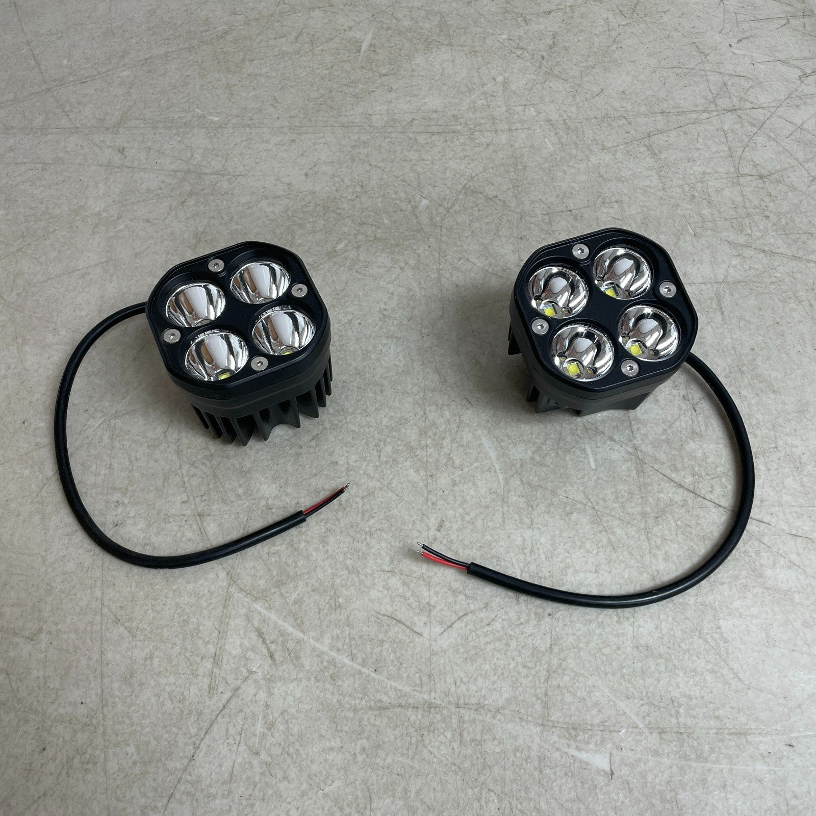 Baja Designs 737801 Squadron-R Racer Spot LED Light Pair 4,300 lm 2-Pack