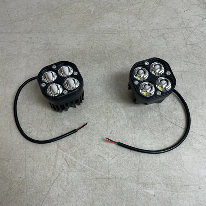 Baja Designs 737801 Squadron-R Racer Spot LED Light Pair 4,300 lm 2-Pack