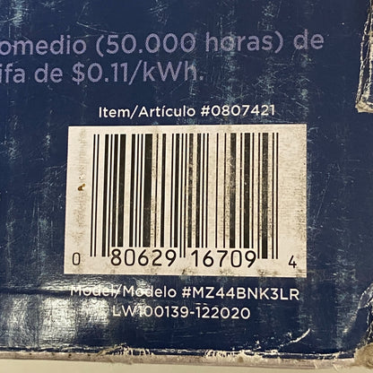 Harbor Breeze Mazon Brushed Nickel Finish Ceiling Fan 44 inch Model # 0807421