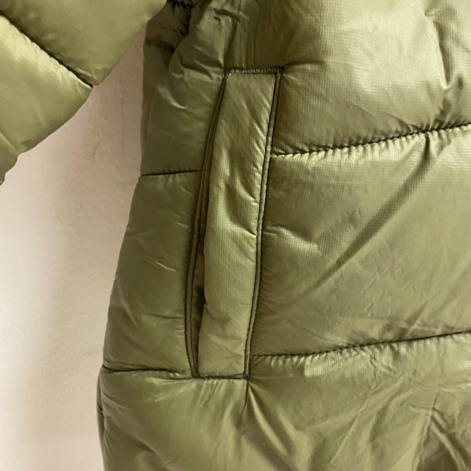 DSG Girls Winter Insulated Puffer Jacket Inky Olive Different Sizes DOG23501 New