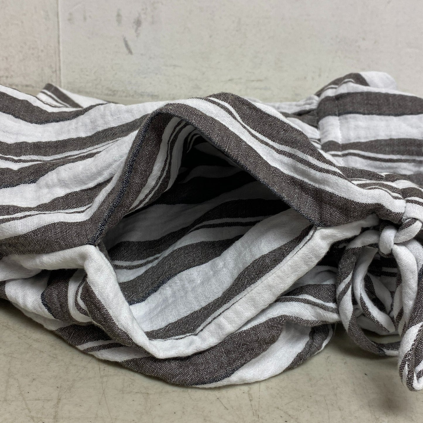 Calia Women Split NK HLTR Mini Coverup Verigated Stripe Stylish WSA23911NS