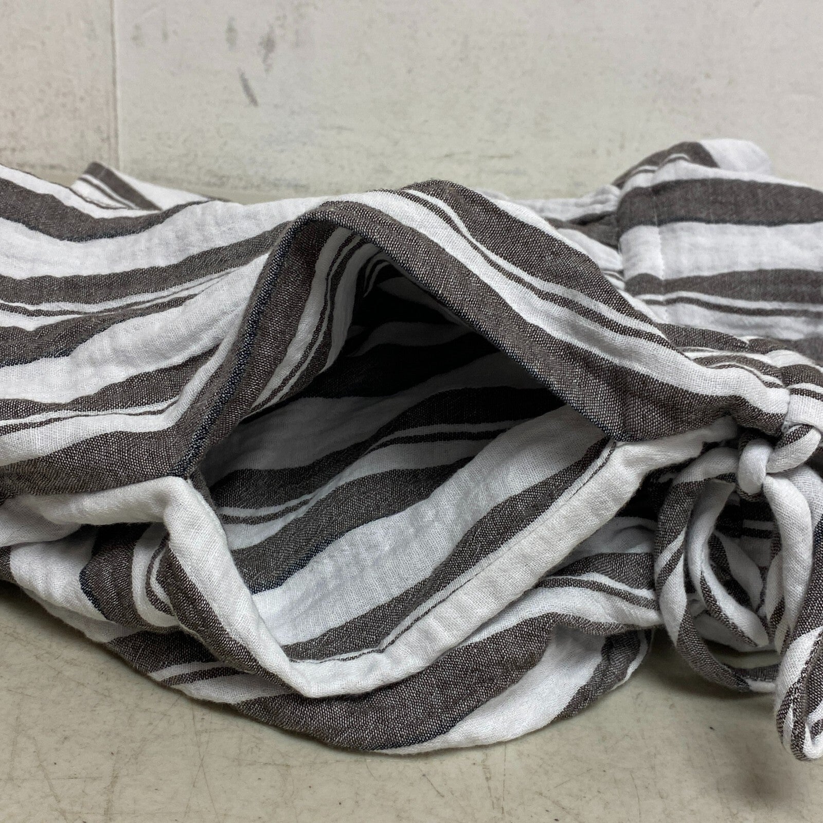 Calia Women Split NK HLTR Mini Coverup Verigated Stripe Stylish WSA23911NS