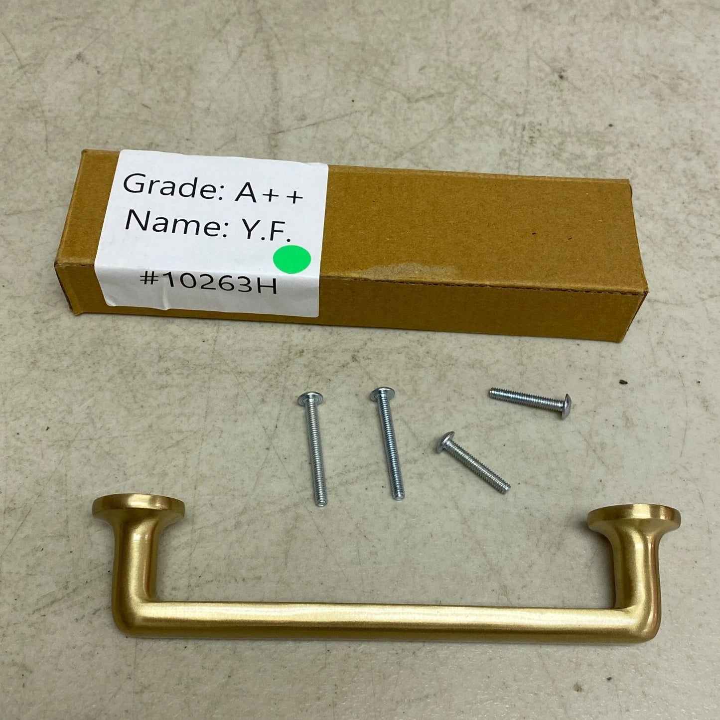 Signature Hardware Sidra 6‑1/4″ Solid Brass Cabinet Pull Satin Brass