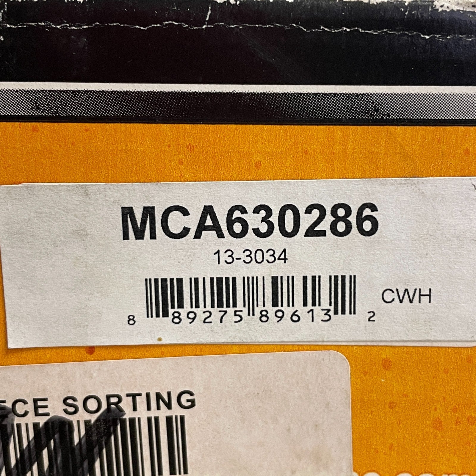 Carquest Wearever MCA630286 Brake Master Cylinder Hydraulic Part