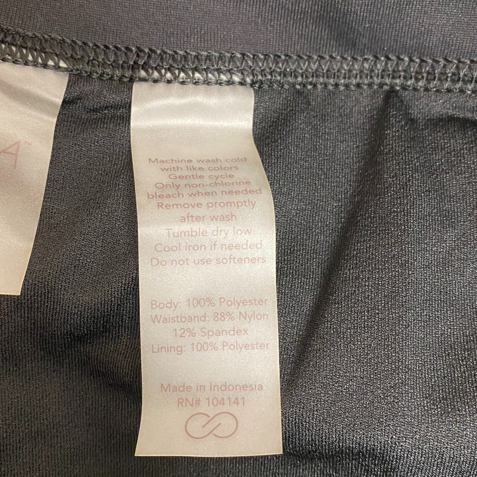 CALIA Women's 3 in Kick It Up Mid Rise Relaxed Shorts Pure Black Summer WAX12261