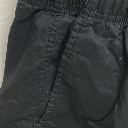 DSG Men's 6" Inseam Cotton Woven Shorts Pure Black Solid Relaxed Fit DAM13135