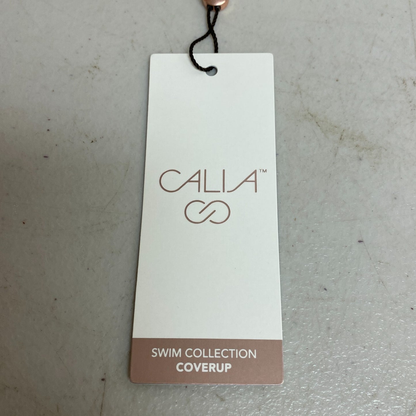 Calia Women's Swim High Rise Cover Up Short Watercolor Plaid Yellow WSA22902PRT