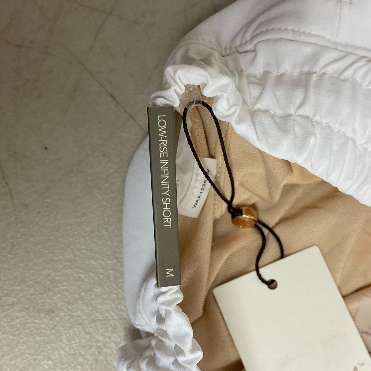 CALIA WOMENS LR INFINITY SHORT PURE WHITE Solid WAS12387W