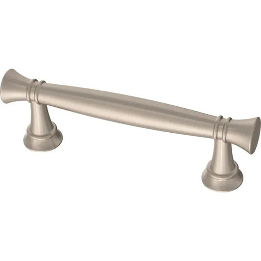 Brainerd Flared Edge 3″ Satin Nickel Rectangular Bar Pull P43473W‑SN‑C