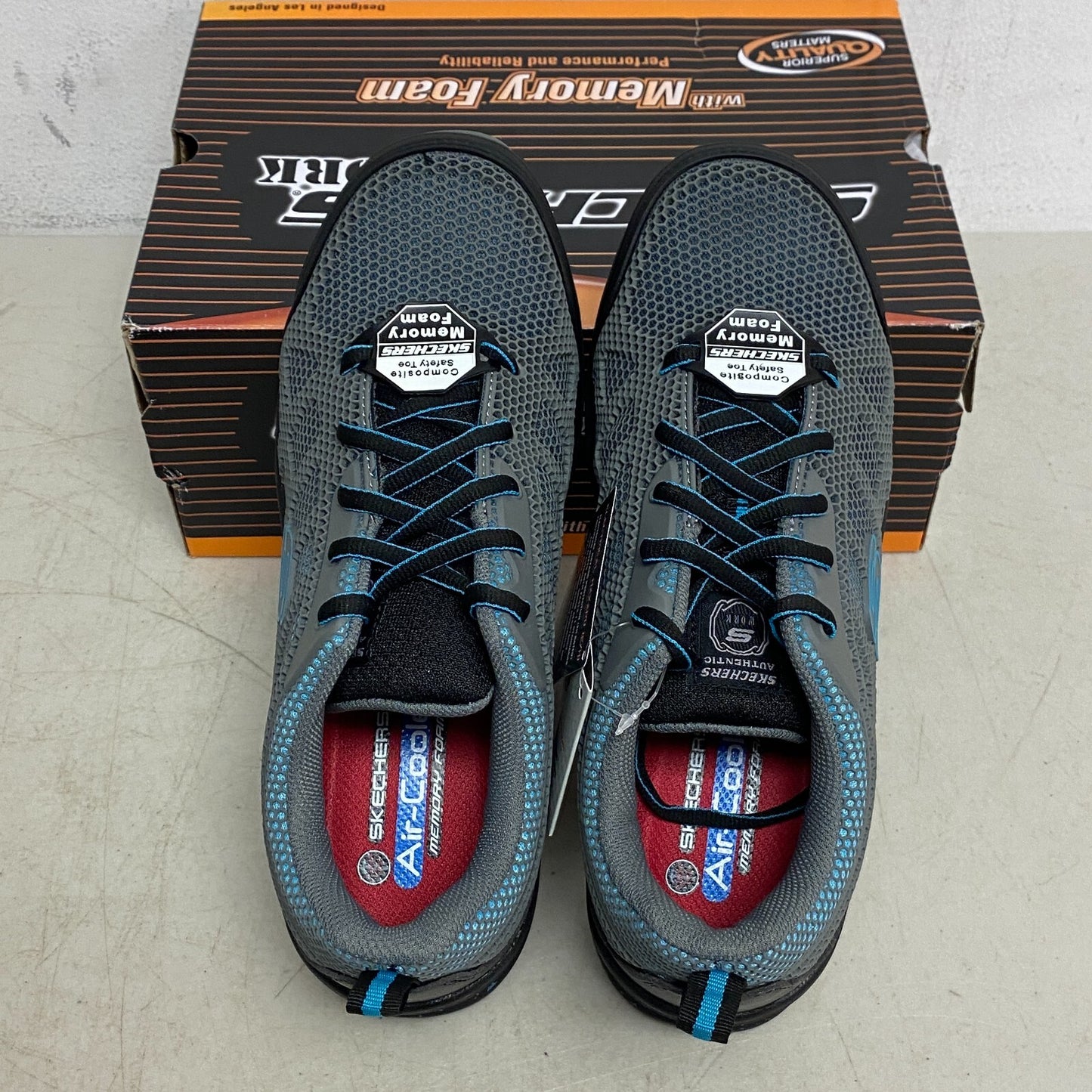 Skechers Women's Bulkin Lyndale Work Composite Toe Shoes Size 8.5 77273/GYAQ