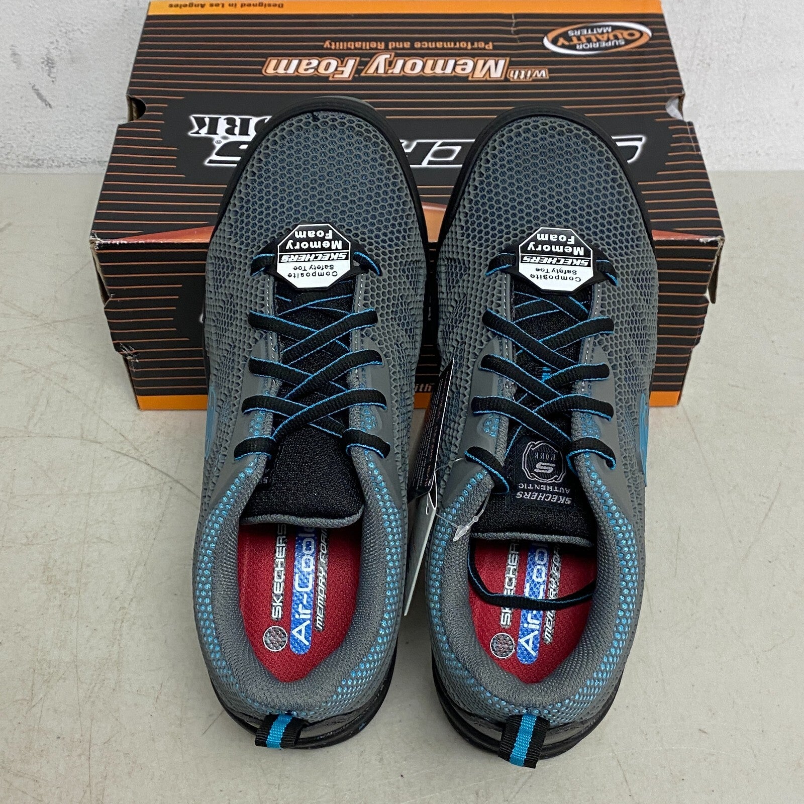 Skechers Women's Bulkin Lyndale Work Composite Toe Shoes Size 8.5 77273/GYAQ