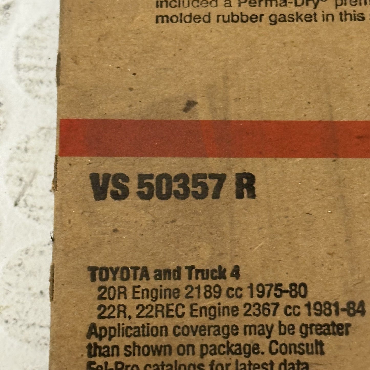 FEL-PRO VS 50357 R Valve Cover Gasket Set PermaDry 1975-1984 Toyota Pickup