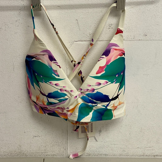 CALIA Women's Trendy Triangle Bikini Top Unbleached/Multi  WSA23201PRT