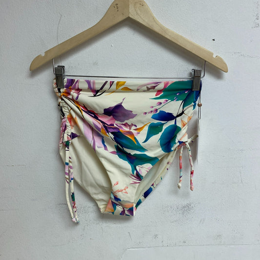 Calia Women's Ruched Side Tie High Rise Bottom Unbleached/Multi WSA23410PRT