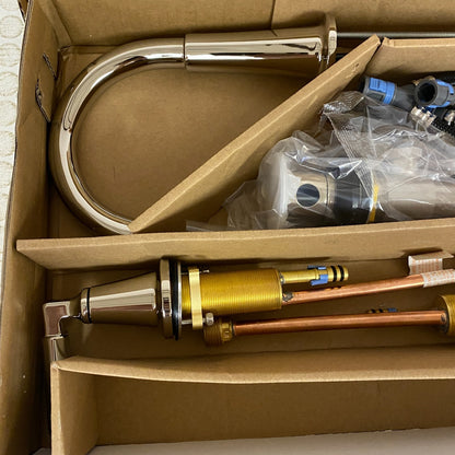 Delta Bowery 1.2 GPM Widespread Bathroom Faucet Polished Nickel