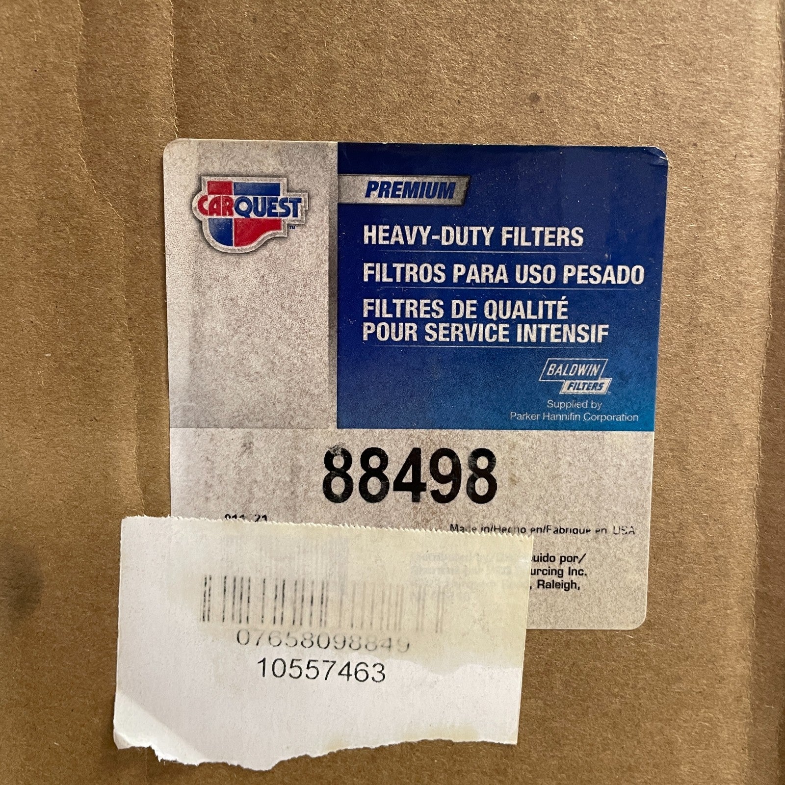 Carquest 88498 Heavy-Duty Air Filter for Massey Ferguson Tractors & Equipment