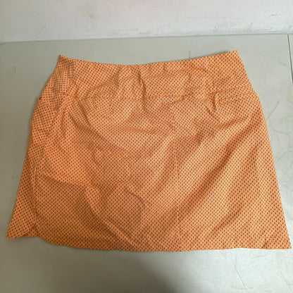 Calia Womens 17" Tummy Control Skort Navette Orange Solid WGH17430PS23
