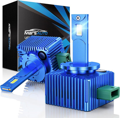 Marsauto D3S D3R HID Bulbs 6000K 35W 350% Brightness Xenon 2 Pack