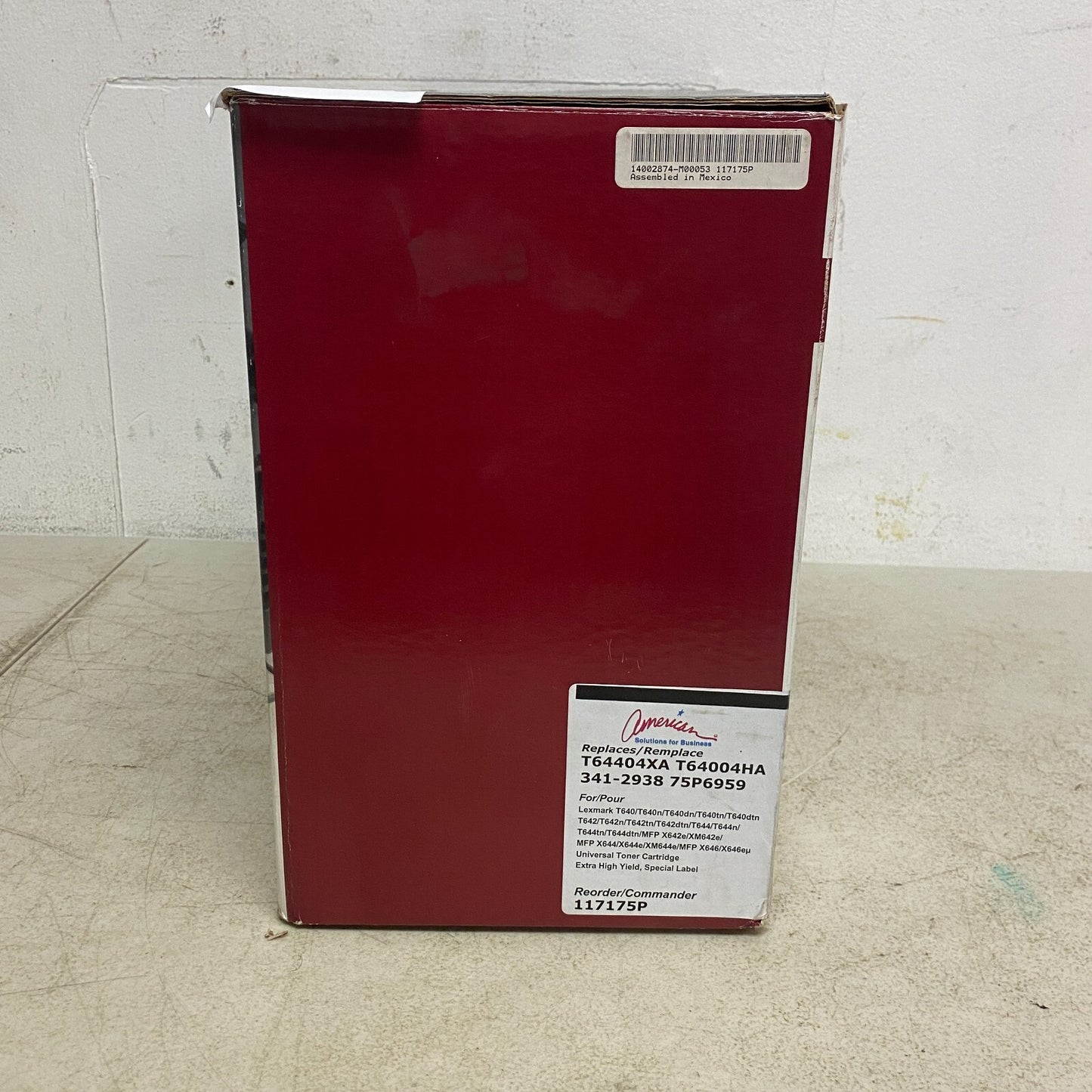 American Solutions for Business Premium Replacement Toner Cartridge T64404XA T64